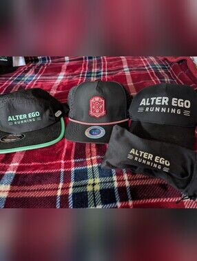 Alter Ego Running Hats and Sunglasses!
